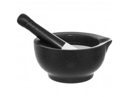 Porcelánový hmoždíř black 12 cm