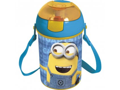 Láhev plastová POP UP MINIONS RULES 450 ml