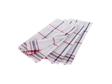 BANQUET Sada kuchyňských utěrek CROSS 40 x 65 cm, 3 ks, červeno-modrá