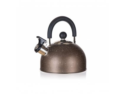 Nerezová konvice BANQUET Granite Brown 1,7 l hnědá