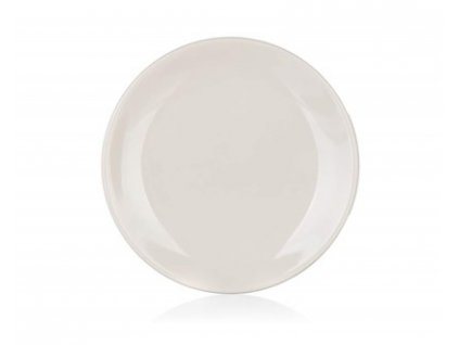 Keramický dezertní talíř Banquet NATURAL 21,3cm krémová