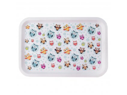 Servírovací dětský tác malá SOVA 30,5x21cm
