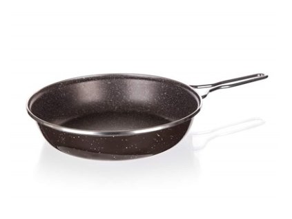 BANQUET Pánev smaltovaná GRANITE Dark Brown 24 x 5 cm