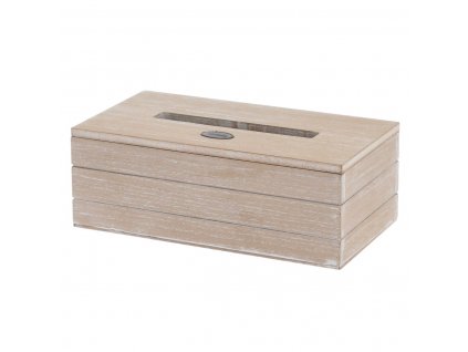 Dřevěný box na papírové kapesníky