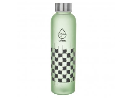 Skleněná láhev Šachovnice 0,6 l zelená