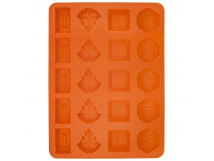 Forma silikon Pracny 20 Mix oranžová
