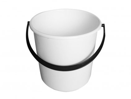 Plastový kbelík s víkem 10 l bílý