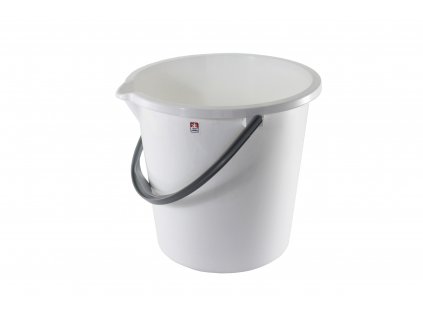 Plastový kbelík s výlevkou 10 l bílý