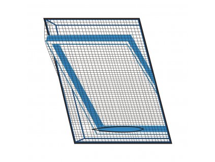 Síť proti hmyzu střešní okno 120x140 cm černá