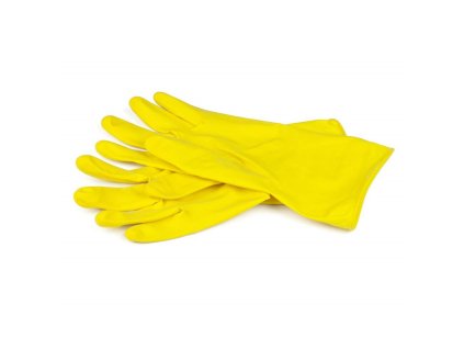 Úklidové latexové rukavice Brilanz velikost M žluté