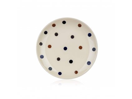 Keramický dezertní talíř Banquet DOTS 18,6 cm