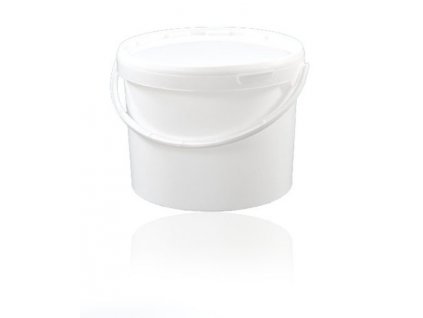 Plastový kbelík s víkem EZE 3,0 l bílý