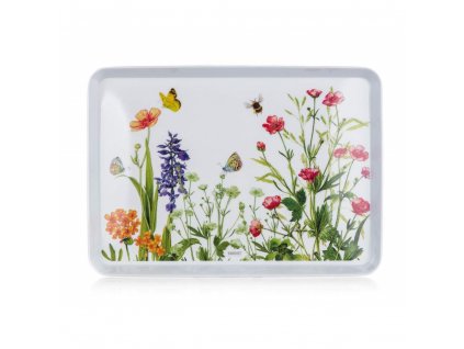 Melaminový tác Banquet MEADOW 30 x 21,5 cm bilá