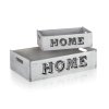 Dřevěná dekorativní krabička Home Decor HOME 2 ks