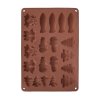 Silikonová forma na pečení Orion Vánoce hnědá