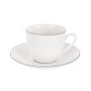Porcelánový hrnek s podšálkem Orion Decora cappuccino 0,21 l 2 ks