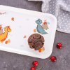 Plastový servírovací dětský tác Orion DINO 30,5x21cm