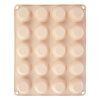 Silikonová forma na pečení Orion muffiny béžová 29x23,5x2cm