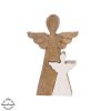 Dřevěný anděl Orion MANGO 18x30,5cm