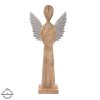 Dřevěný anděl Orion MANGO 17x42,5cm