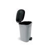 Nášlapný odpadkový koš UNI 20l šedý