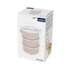 Smaltovaný jídlonosič Orion 3x1,4 l s víčky béžová