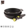 Sada nádobí Grande s odnímatelnou rukojetí 3 díly