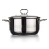 BANQUET Kastrol nerezový MATTE New Line 26 cm, 6,5 l, s poklicí