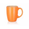 BANQUET Hrnek keramický AMANDE 310 ml, oranžovobéžový mat