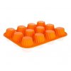 BANQUET Forma na 12 košíčků silikonová CULINARIA Orange 32 x 24 x 3,4 cm