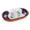Servírovací mísa v košíku Banquet Lavender 30,5 cm