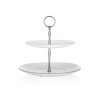 BANQUET Stojan na cukroví skleněný ARLENE, 2 patrový, čirý, OK