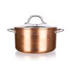 BANQUET Kastrol s nepřilnavým povrchem COPPER 24 x 13 cm, s poklicí