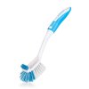 Kartáč na nádobí BRILANZ Exclusive 30cm bílomodrý