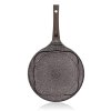 BANQUET Pánev na 4 lívance s nepřilnavým povrchem GRANITE Dark Brown 26 cm