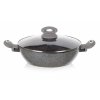 BANQUET Pánev Paella s nepřilnavým povrchem GRANITE Grey 28 x 7,5 cm, s poklicí