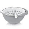Plastový otočný cedník 25 cm mix barev