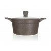 80262 8 banquet kastrol s neprilnavym povrchem marrone 28 cm 6 4 l s poklici