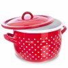 Smaltovaný hrnec s poklicí Orion TEČKA 4,8l