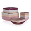 BANQUET Miska plastová CULINARIA 19,5 x 19,5 x 6,3 cm, 1,8 l, růžová
