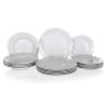 BANQUET Sada talířů HOME Coll. II, 18 ks