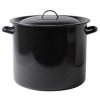 Smaltovaný hrnec s poklicí Florina 30l černý