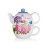 Keramická konvička na čaj Banquet Hydrangea 0,33 l