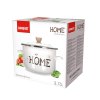 BANQUET Hrnec smaltovaný HOME Coll. 22 x 13 cm, 3,75 l, s poklicí