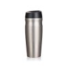 SUPER VALUE Termohrnek cestovní 420 ml, stříbrný