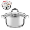 pol pm Garnek nierdzewny Florina Claude z pokrywa 18 cm 2 6 l 199 4