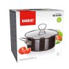 BANQUET Kastrol smaltovaný GRANITE Dark Brown 2l
