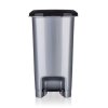 Koš odpadkový nášlapný STEP 40 l šedý