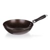 BANQUET Pánev WOK s nepřilnavým povrchem GRANITE Brown 25 cm