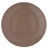 Keramický mělký talíř ALFA 27cm hnědý